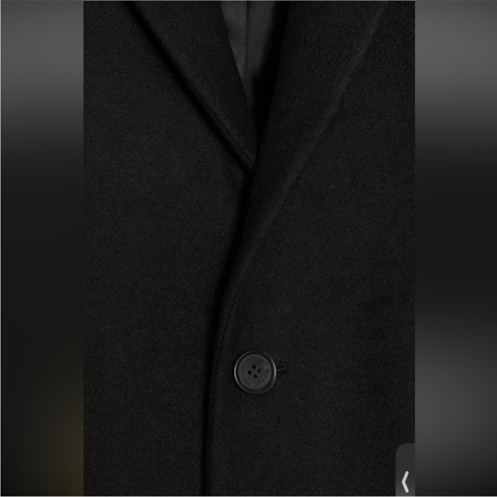 $350 Zara Black Oversized wool blend Coat Jacket STEVEN MEISEL Limited Ed XS NWT - Picture 8 of 13